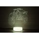 Beling 3D lampa, Kawasaki  , 7 farebná D1W5DS13