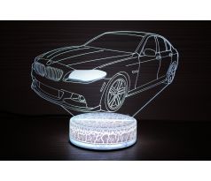 Beling 3D lampa,BMW M5 , 7 farebná DFJE58JJW587SD