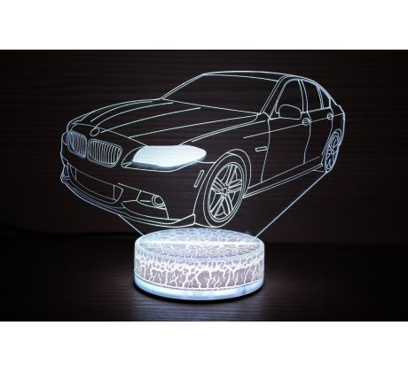 Beling 3D lampa,BMW M5 , 7 farebná DFJE58JJW587SD