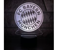 Beling 3D lampa, FC Bayern Mníchov, 7 farebná S191