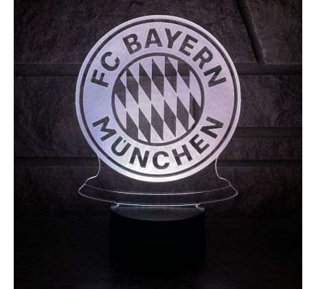 Beling 3D lampa, FC Bayern Mníchov, 7 farebná S191