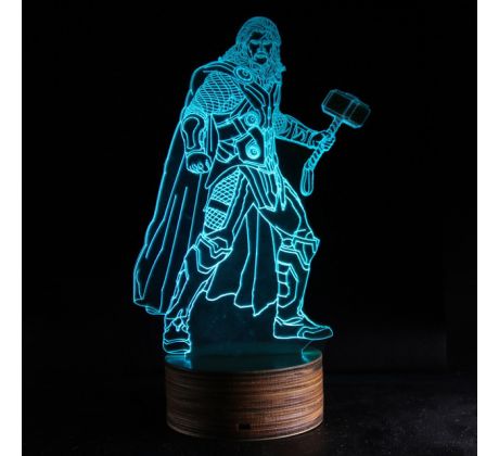 Beling 3D lampa, Thor, 7 farebná S294