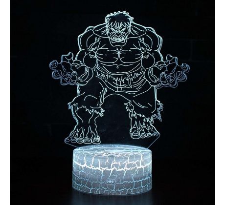 Beling 3D lampa, Hulk 2, 7 farebná S295LKTDDC