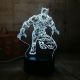 Beling 3D lampa, Čierny panter 3, 7 farebná S492