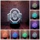 Beling 3D lampa, 3D lampa Ohio State , 16  farebná SC0354F