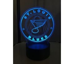 Beling 3D lampa, St. Louis Blues, 7 barevná S16F3842HS