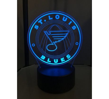 Beling 3D lampa, St. Louis Blues, 7 barevná S16F3842HS