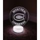 Beling 3D lampa, Montreal Canadiens, 16  farebná S494DDS