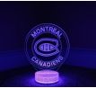 Beling 3D lampa, Montreal Canadiens, 7 farebná S494DDS