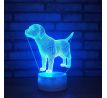 Beling 3D lampa, Labrador , 7 farebná S42QASTA