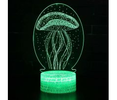Beling 3D lampa, Medúza, 7 farebná S266