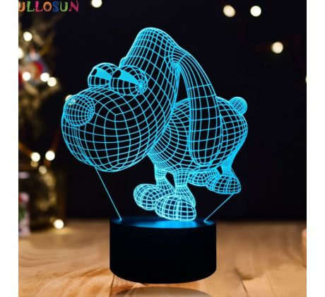 Beling 3D lampa,Snoopy dogs, 7 farebná S4ASBQC13