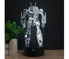 Beling 3D lampa, Megatron, 7 farebná AQS487