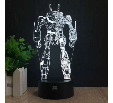 Beling 3D lampa, Megatron, 7 farebná AQS487