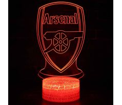 Beling 3D lampa, 3D lampa Arsenal, 7 farebná S203JK