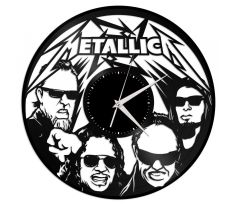 Beling vinylové hodiny Metallica čierne SDFL85