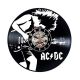 Beling vinylové hodiny AC/DC čierne SDF21C