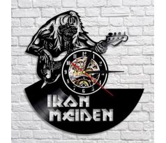 Beling vinylové hodiny Iron Maiden čierne JK854