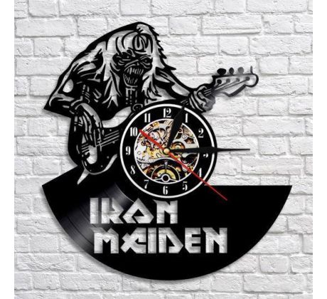 Beling vinylové hodiny Iron Maiden čierne JK854