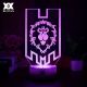 Beling 3D lampa,WOW , 7 Farebná S1AQQY2