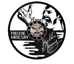 Beling vinylové hodiny Freddie Mercury čierne AS854