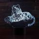 Beling 3D lampa,Tiger , 7 farebná S4AJFC