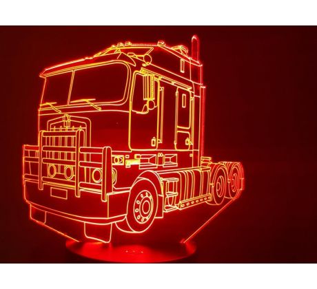 Beling 3D lampa,Kamión kenworth, 7 farebná D58A37DS