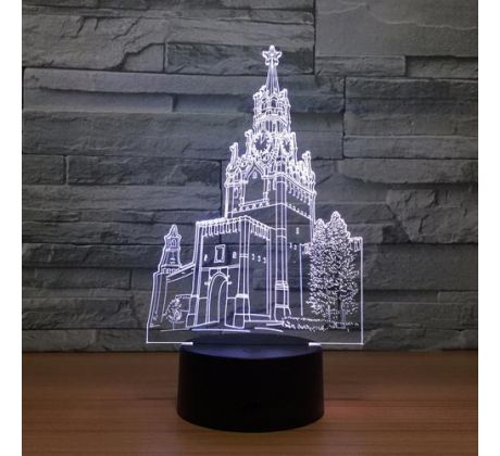 Beling 3D lampa, Asteria Kremlin Palace, 7 farebná SMNSQ209