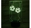 Beling 3D lampa,futbalová podprsenka , 7 farebná RCD652L