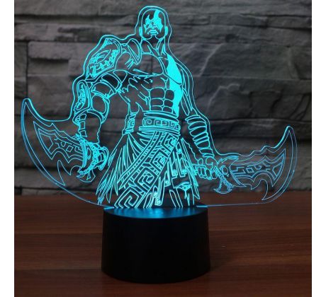 Beling 3D lampa, Kratos, 7 farebná S492DD2