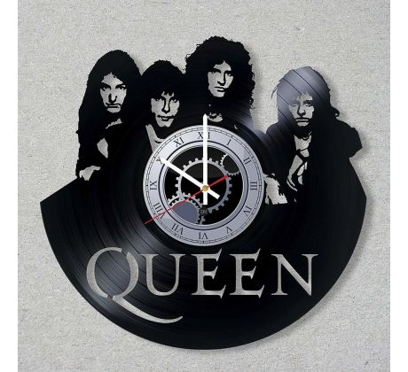 Beling vinylové hodiny Queen čierne, AS7853S