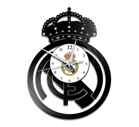 Beling vinylové hodiny Real Madrid čierne, GQC2D