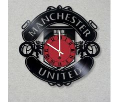 Beling vinylové hodiny Manchester united čierne, GCW52D