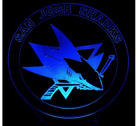 Beling 3D lampa,San José Sharks, 7 farebná 9FGH589V