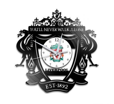 Beling vinylové hodiny Liverpool čierne, GC2