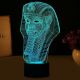 Beling 3D lampa, Faraón Tutanchamón 2, 7 farebná SMNSQ5