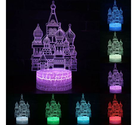 Beling 3D lampa, Kremlin, 7 farebná SS5Q5ST55L