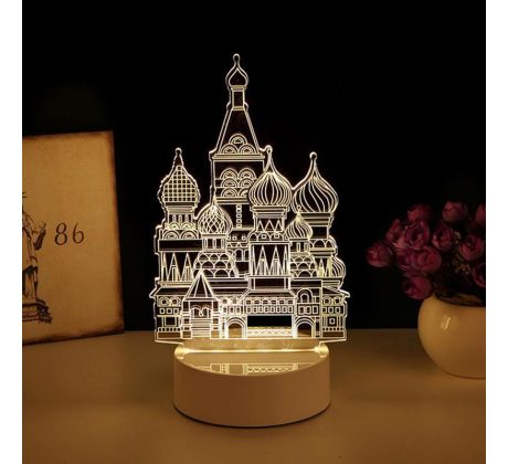 Beling 3D lampa, Kremlin 2, 7 farebná SS5Q5ST55L