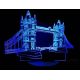 Beling 3D lampa,Tower Bridge London, 7 farebná SMSL5T8