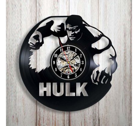 Beling vinylové hodiny Hulk čierne, 59A36QQFG