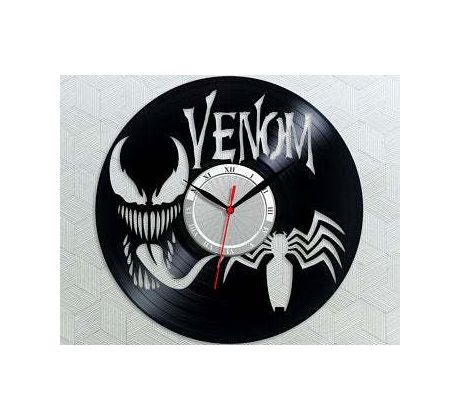 Beling vinylové hodiny Venom čierne, 9FFQA36Q