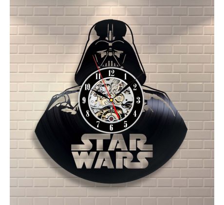 Beling vinylové hodiny Darth Vader čierne, 59A36Q5Dl