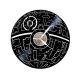 Beling vinylové hodiny Death Star 2  čierne, 59A36QDDD546