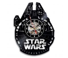 Beling vinylové hodiny Milenium falcon čierne, 59A36Q5931F