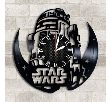 Beling vinylové hodiny R2D2 čierne, 59A36QFFC