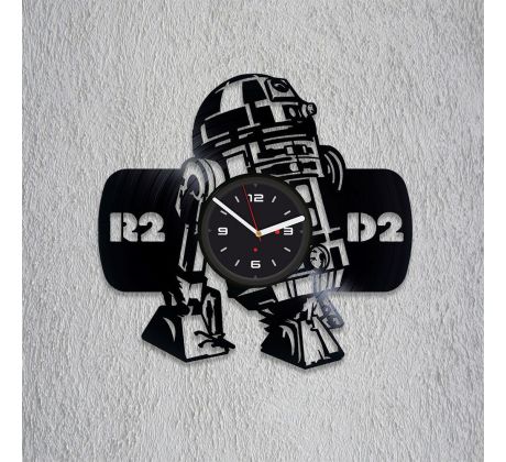 Beling vinylové hodiny R2D2, 2 čierne, 8R8VBA36Q