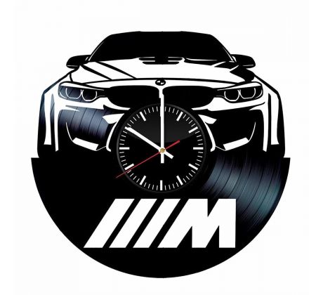 Beling vinylové hodiny BMW M5 čierne, 59FFJHQ57L
