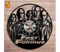 Beling vinylové hodiny Rýchlo a zbesilo čierne, 59FFJHQ57L55CX