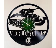 Beling vinylové hodiny World of thanks čierne, GLX52Q