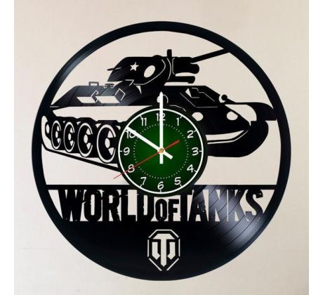 Beling vinylové hodiny World of thanks čierne, GLX52Q